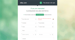 Desktop Screenshot of eltac.com